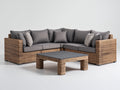 Divani da esterno-Rattan sintetico-Tessuto-272 x 272 x 79 cm-Marrone naturale-Grigio antracite-Stile contemporaneo